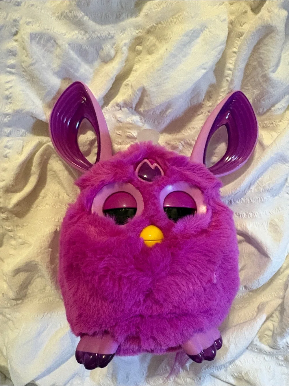 Plush Purple Furby Connect with Sleep Mask Toy
